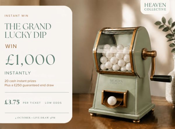 The Grand Lucky Dip - Win £1,000 Instantly - Heaven Collective